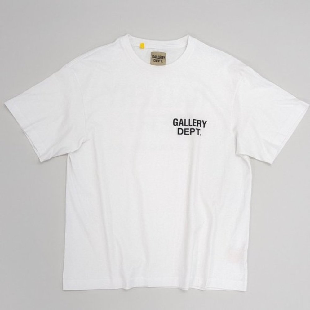 Gallery Dept Classic Letter Print White Short Sleeve